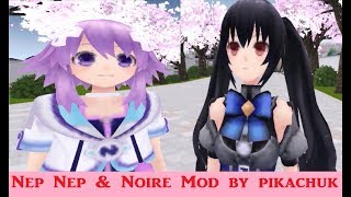 NEP NEP & NOIRE MOD BY PIKACHUK | Yandere Simulator Mods