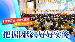 龙德 上师：把握因缘，好好实修