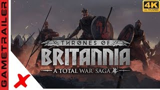 TOTAL WAR SAGA:THRONES OF BRITTANIA - ALFRED THE GREAT CINEMATIC TRAILER 4K - PC 2018