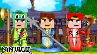 THE POTION WE DRANK TURNED US INTO EVIL SNAKES - Minecraft LEGO NINJAGO