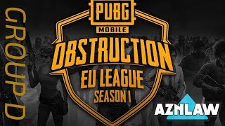 OBS EU LEAGUE SEASON 1 GRUPPE D | 100% MOBILE DEUTSCH #PUBG | #PUBGMOBILE | GERMAN