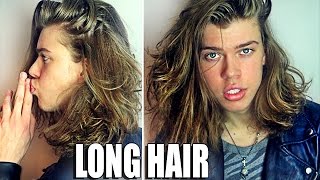 LONG HAIRSTYLE TUTORIAL | For Men 2017