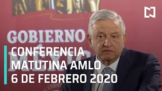 Conferencia matutina AMLO - Jueves 6 de febrero 2020