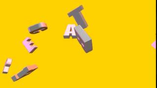 Футаж для видеомонтажа 3D титров - ПРЕДСТАВЛЯЕТ