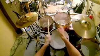 ("Gopro be a hero") ("hero 3") HD : Hatebreed "Destroy Everything" ("Drum Cover") Jeremy Barthelemy