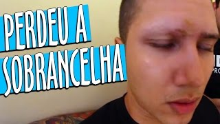 PEGADINHA Depilando a sobrancelha dormindo