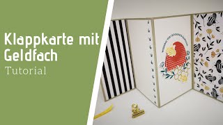 Klappkarte mit Geldfach Honey Been Besondere Klappkarte Gutscheinverpackung