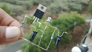 DIY 12V LED FLASHER WITH TRANSISTOR TIP 41C AND 2N2222
