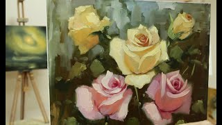 Пишем розы.Мастер-классы Вугара Мамедова