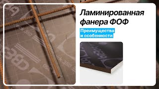 Ламинированная фанера ФОФ