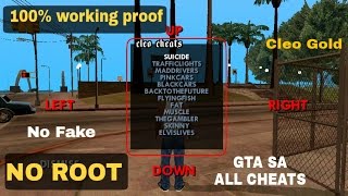 Cheats for GTA san andreas no root 100% cleo gold | channel name changed | TechAbuzar