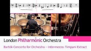 Bartók Concerto for Orchestra – Intermezzo: Timpani Extract
