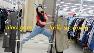 nina goes thrift shopping! ?