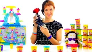 Весёлая Школа с Плей До. Play Doh мороженое. Видео с Машей