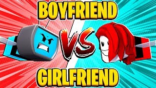 Boyfriend Vs Girlfriend Challenge In Roblox Bee Swarm Simulator