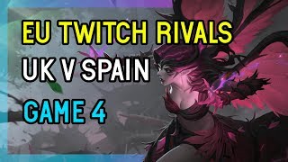 SUPPORT UK EU Twitch Rivals game 4 UK vs Spain League of legends