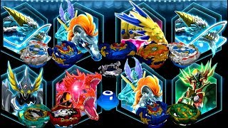 SWORD VALTRYEK V5/ACE DRAGON D5/WIZARD FAFNIR F5/ASHINDRA A5/HYDRAX..Beyblade Burst App Gameplay