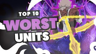 TOP 10 WORST UNITS IN NARUTO SHIPPUDEN ULTIMATE NINJA BLAZING