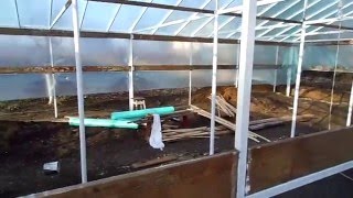 СТРОИТЕЛЬСТВО ЗИМНЕЙ ТЕПЛИЦЫ часть 2