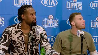 Blake Griffin & DeAndre Jordan Postgame Press Conference vs. Utah Jazz | 10/24/17
