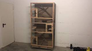 Jaula de chinchilla casera - Homemade chinchilla cage