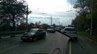 ДТП Ангарский перевал на спуске в Алушту 28 10 2017