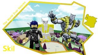 Roblox Project Jojo The World Over Heaven Skill