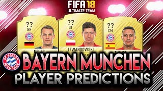 FIFA 18 | BAYERN MUNICH PLAYER RATING PREDICTIONS! | W/LEWA, THIAGO AND NEUER