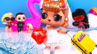 Свадьба! Невеста без Жениха? Самолёт летит на Море Мультики Куклы Лол #lol Surprise Supreme Bffs