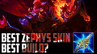 ?????? ? Skin So AMAZING | Zephys Build + Arcana | Arena of valor