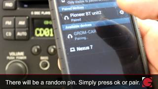 GROM IPD3 AUX Bluetooth Demo Volvo S60 V70 S80 XC70 S40 2001 2002 2003 2004 2005 2006 HU-850