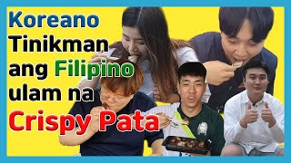 Koreans Reaction to Crispy Pata / Korean Mukbang