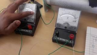 OHMS LAW EXPERIMENT BY VINAY MASKI IN KANNADA