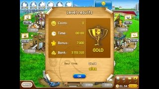 Farm Frenzy Pizza Party only GOLD Pickle Lane 1 (level 75) Веселая ферма Печем пиццу Рассольная 1