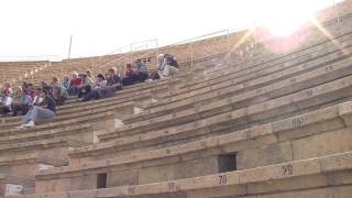 Caesarea Theater - Israel Tour with Maranatha Tours