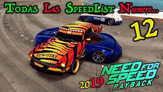 Need For Speed payBack Todas Las SpeedList Con Rango   12 ?? 2019