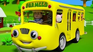 Колеса на автобусе | стишки для детей | детские песни | Wheels On The Bus | Songs For Babies & Kids