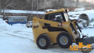 Минипогрузчик ANT-1000 (Россия) с отвалом. МС-партс