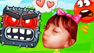 NEW Новый красный шарик RED BALL 4 против ЗЛЫХ КВАДРАТОВ смешное видео для детей Валеришка