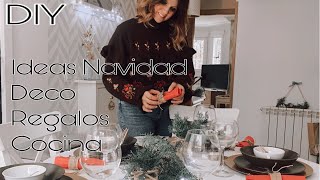 DIY IDEAS Navidad 2019, decoración de mesa, regalos y dos recetas # Ad