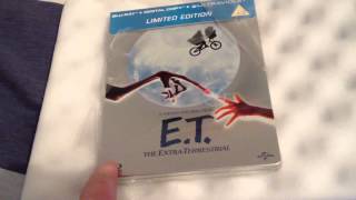E.T. Blu-ray Limited Edition Steelbook Unboxing