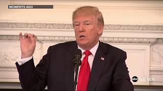President Donald Trump meets with US governors | ABC News