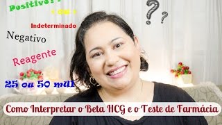 Como Interpretar Beta e Teste de Farmacia - Trocando Fraldas