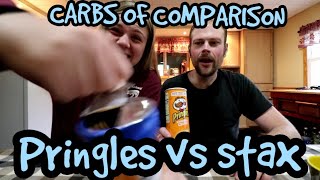 CARBS OF COMPARISON| PRINGLES VS STAX| CHIPS CHIPS CHIPS