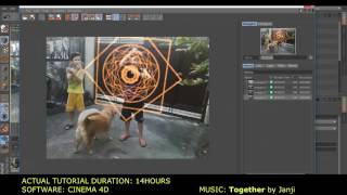 Doctor Strange Magic Circle Effects Timelapse Using Cinema 4D
