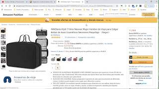 ? ¡Ofertón Amazon! Neceser de viaje XL Amazon barato 11,78€ ¡41% DTO! Opiniones | Descuentos ?