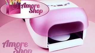 Уф лампа 705 для гелей и гель-лаков (УФ лампа для ногтей). Видео обзор от AmoreShop