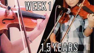 1.5 Years Violin Progress