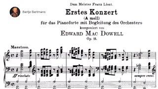 Edward MacDowell - Piano Concerto No. 1 in A minor, Op. 15