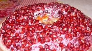 Рецепт- Овощной "Гранатовый браслет"  от videokulinaria.ru